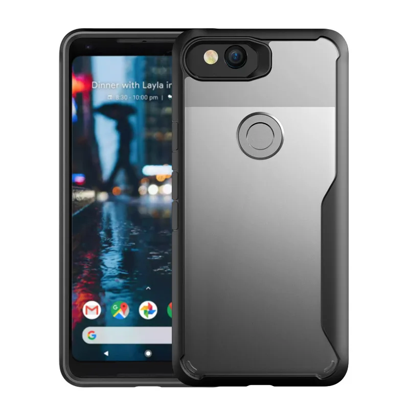 Для google pixel 2 xl чехол роскошные прозрачный PC + TPU Защитный для телефон оболочки