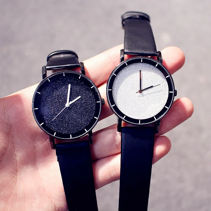 Часы в Корейском стиле для мужчин и женщин Роскошные Кварцевые женские наручные