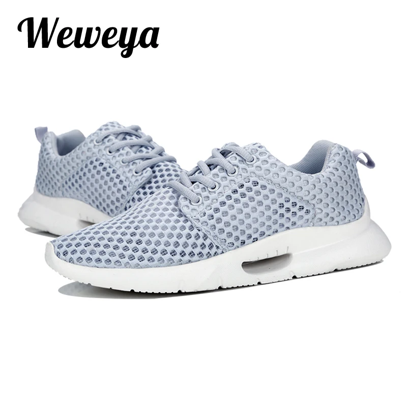 Weweya Plus Size 48 Mesh Sneakers Men Hollow Shoes Man Summer Lightweight Breathable Walking Male Tenis Masculino Adulto |