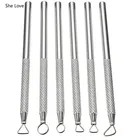 Набор инструментов Chzimade, 6 шт.компл., гончарная керамика из алюминия, полимерная глиняная скульптура