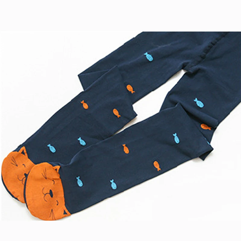 Уютные теплые милые колготки для маленьких девочек хлопковые осенне зимние