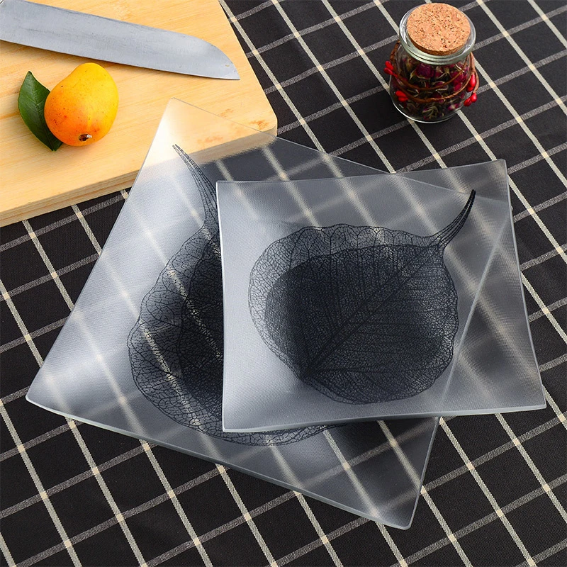 Тарелка из закаленного стекла для стейка фруктов десертов микроволнового поднос