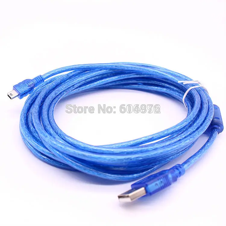 3 м 5 10 футов 16 33 фута Высокое качество экранированный USB 2 0 для Mini pin M/M кабель