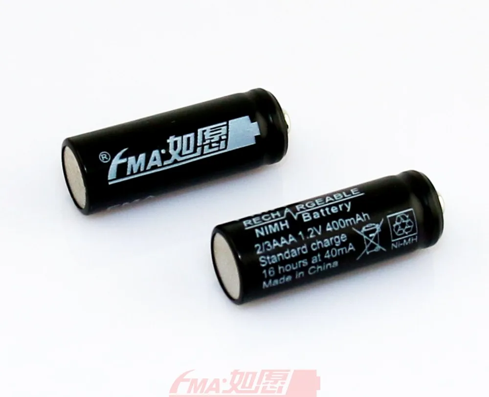 4 шт. FMA iDECT X1/X1i Беспроводная батарея для телефона ni-mh 2/3AAA 1,2 V 400mAh 10*30mm