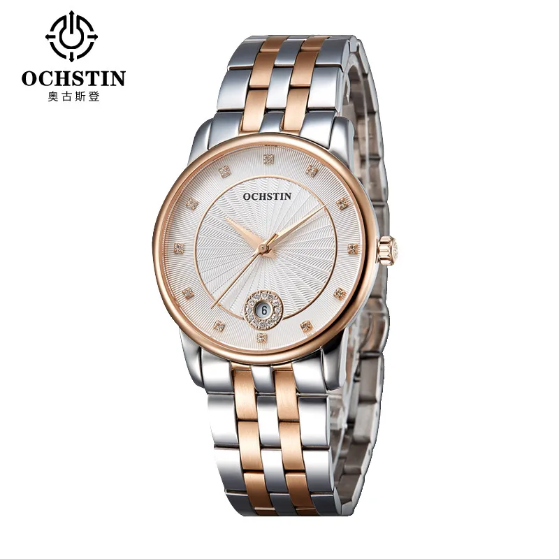 Новинка 2016 модные золотые кварцевые часы от известного бренда OCHSTIN женские