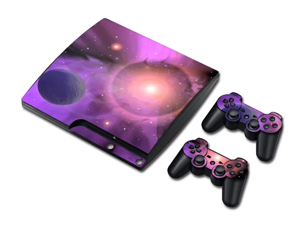 Виниловая наклейка OSTSTICKER Starts для PS3 Slim консоль Playstation 3 наклейки контроллеров