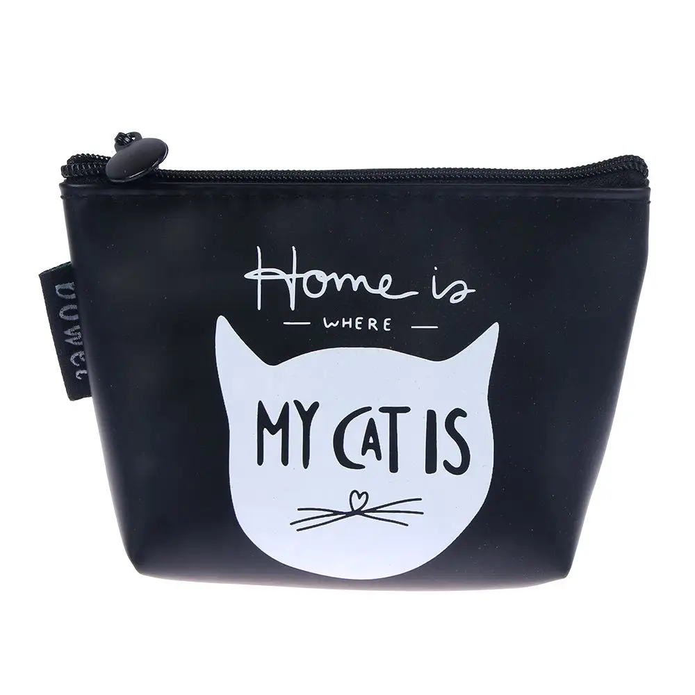 Кошачьи уши фламинго кошельки для монет держатель женские Мини из силикагеля