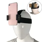 Зажимкронштейн для телефона для iPhone, Huawei, Samsung, для экшн-камеры Gopro, SJCAM, крепление на голову, аксессуары для видеосъемки на открытом воздухе