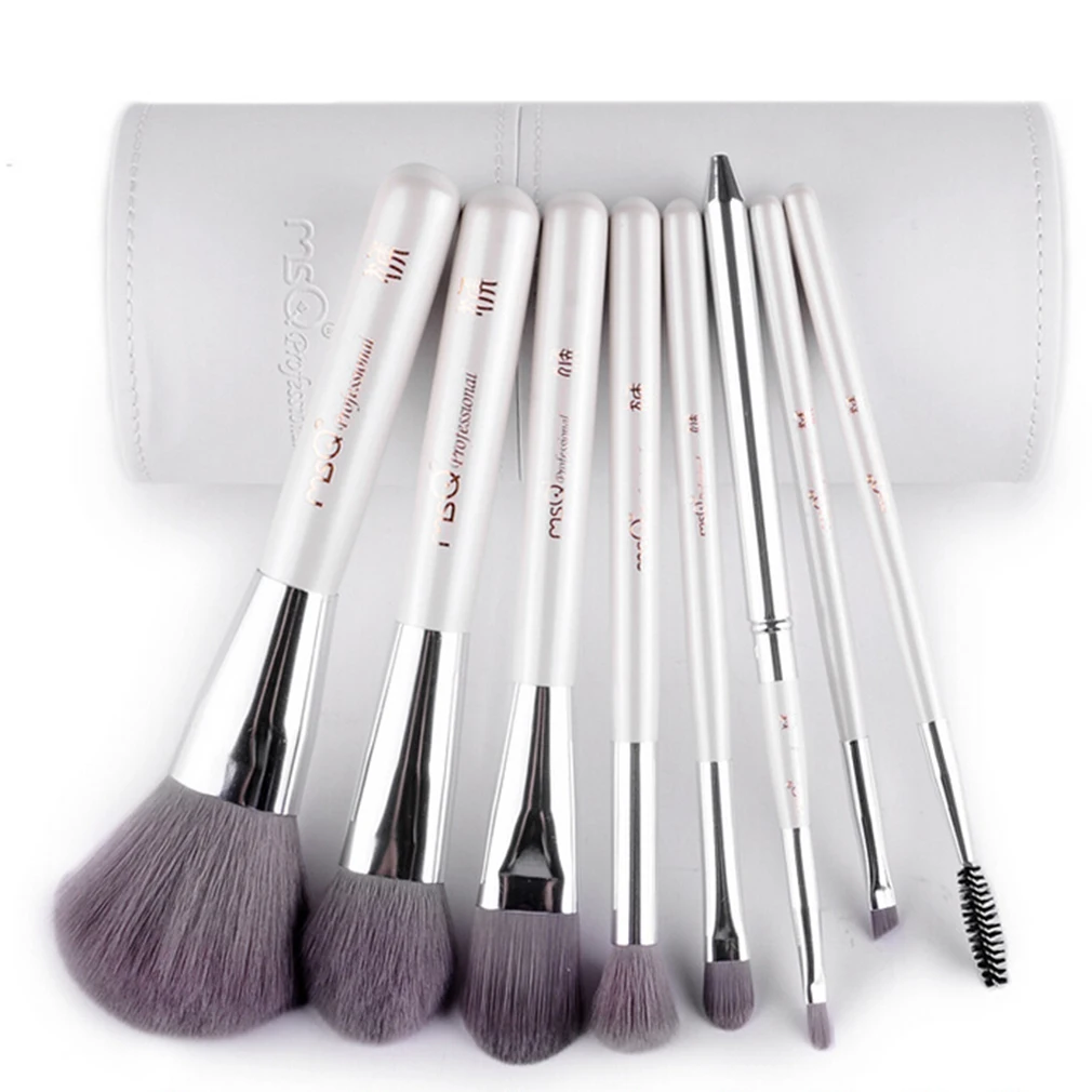 Высокое качество 8 штук MSQ бамбуковые ручки кисти для макияжа Тени век основа тени