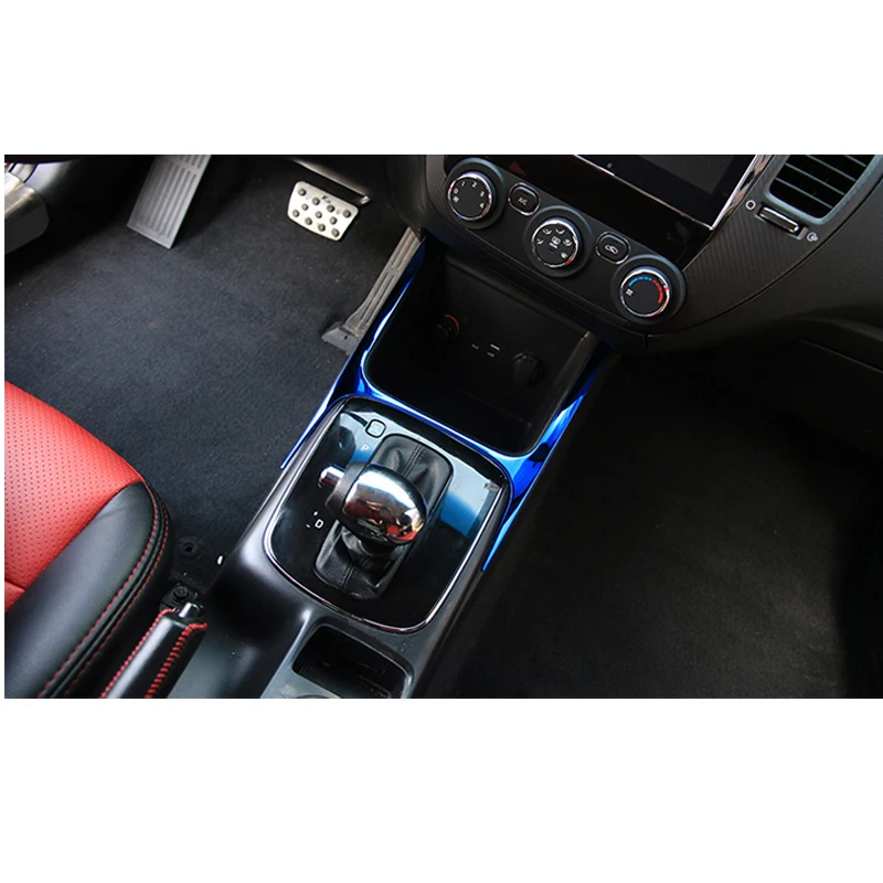 Для Kia K3 2012 2013 из нержавеющей стали отделка передач блестки крышка панели передач декоративные наклейки C1127
