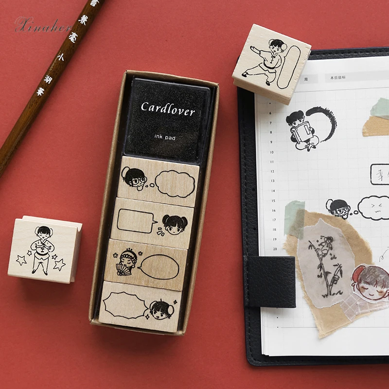 1 Набор штамп в китайском стиле для подростков|Штампики| |