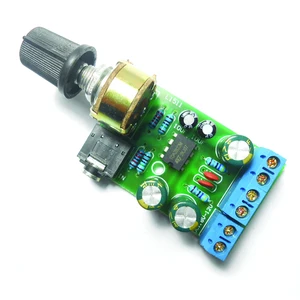 Плата усилителя звука Arcade 2,0, двухканальная Плата усилителя AUX, Модуль платы усилителя постоянного тока 1,8-12 В для шкафа MAME Arduino