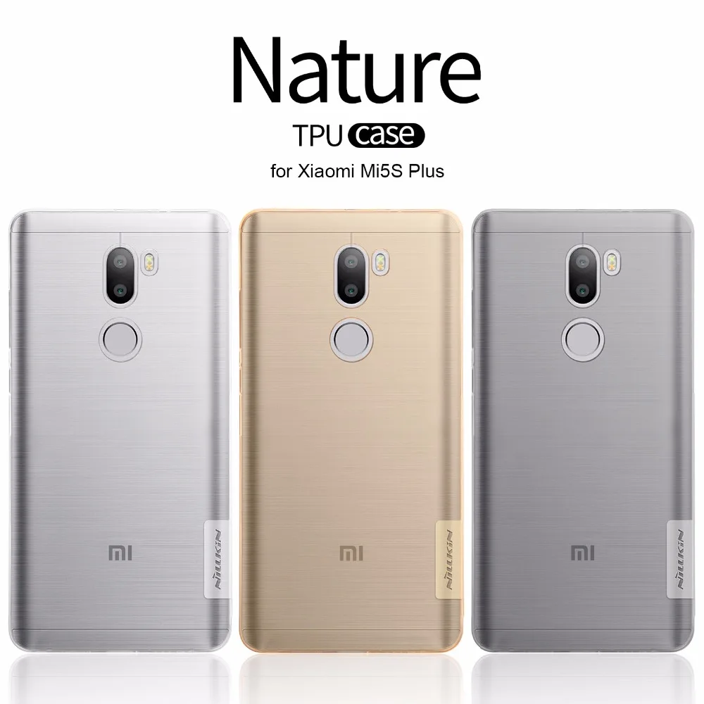 Для Xiaomi Mi 5S Plus Nillkin TPU 0,6 мм Ультратонкий чехол для телефона силиконовый чехол кристально чистый чехол для Xiaomi Mi 5s Plus