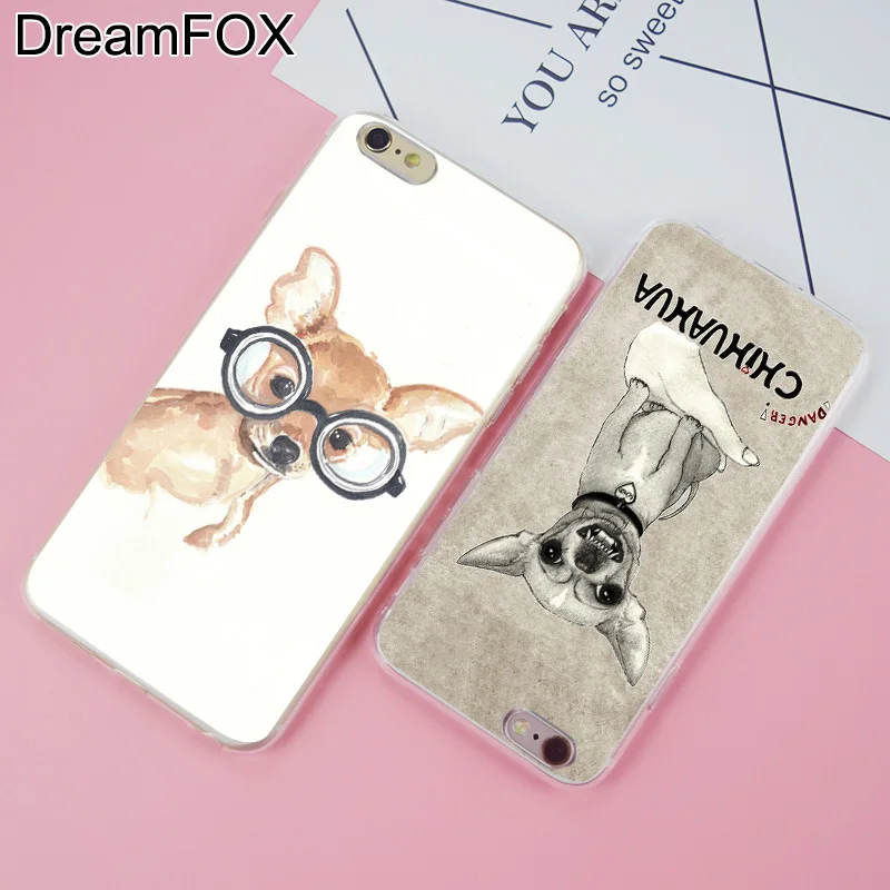 DREAMFOX K056 Danger Чихуахуа Мягкий ТПУ силиконовый чехол для Apple iPhone 11 Pro X XR XS Max 8 7 6 6S Plus 5 5S