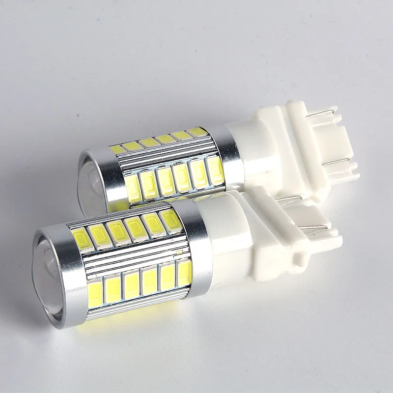 2pcs car 3157 P27/7 W 33 smd 5630 5730 LED Luzes de Freio do motor daytime running luz Turn Signal 3156 3057 3456 3757 | Автомобили и