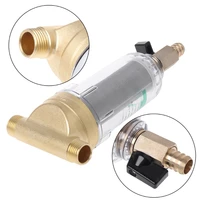 4 points prefilter stainless steel water filter purifier mesh copper tap faucet mar28