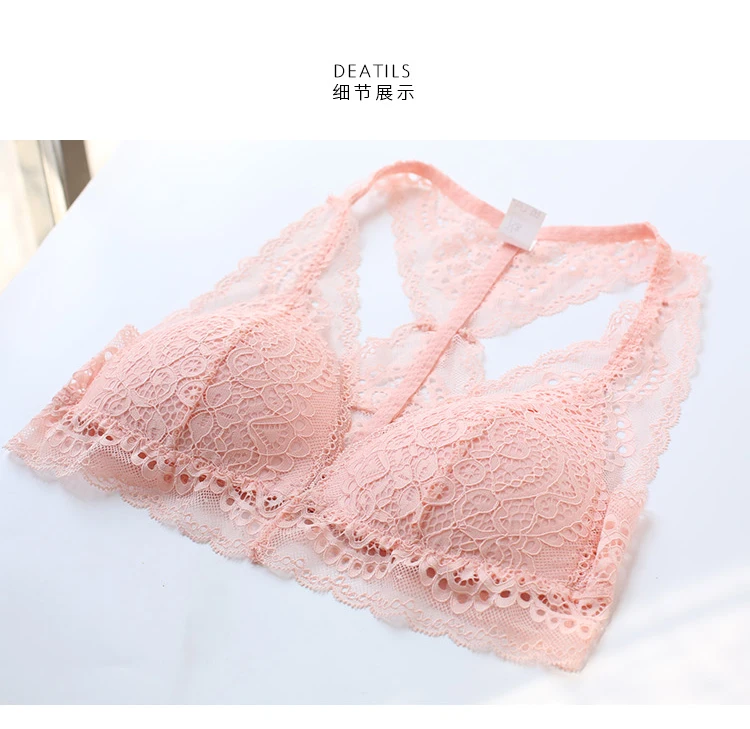 Женский кружевной бюстгальтер пуш ап комплект нижнего белья большого размера с
