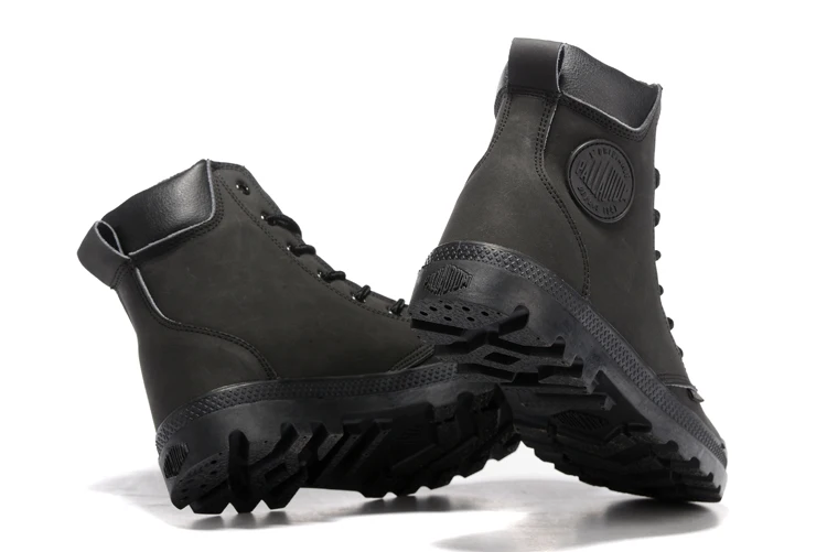 PALLADIUM Pampa/однотонные мужские ботильоны Ranger TP 75564; удобные высококачественные мужские повседневные ботинки на шнуровке; размеры 39-45