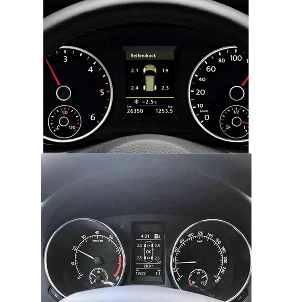 Автомобильный Мониторинг давления в шинах OBD TPMS 433 МГц для VW passat B7 2013 2018 Tiguan Touran MQB
