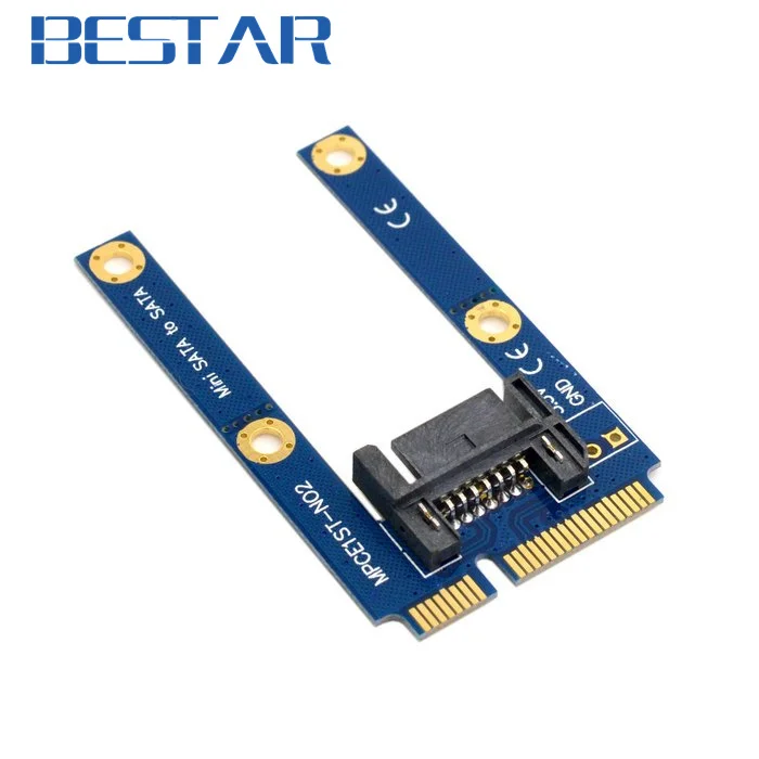 Mini pcie PCI E pci express mSATA SSD для плоского SATA 7pin жесткого диска PCBA адаптер расширения|pci-e