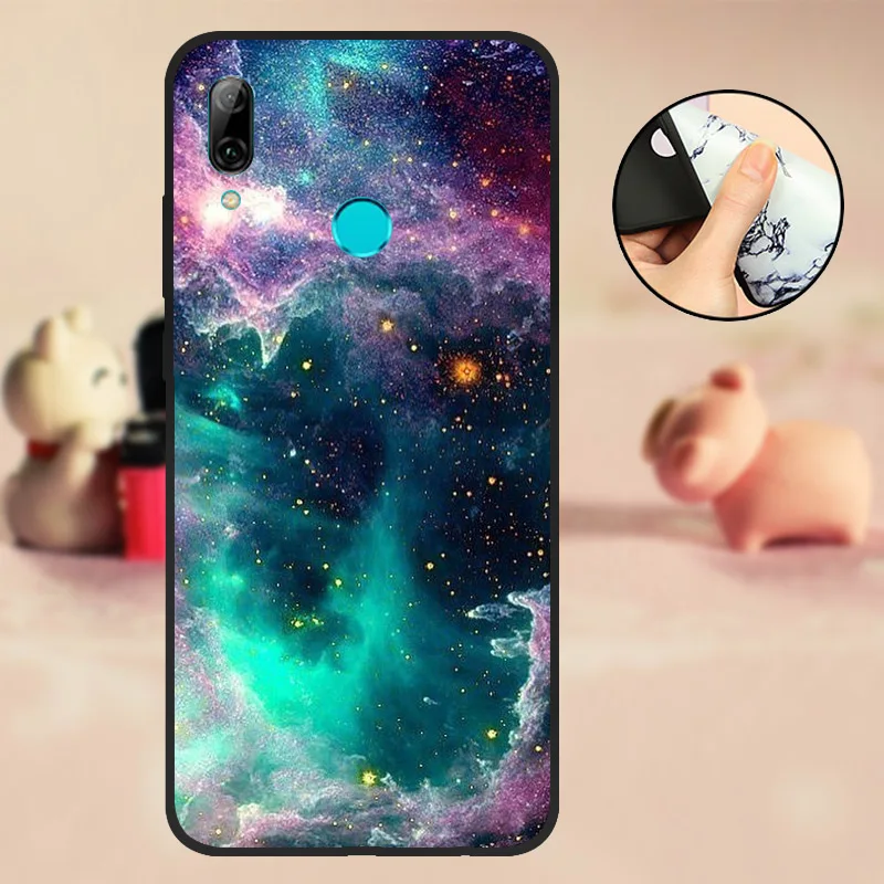 T01 P Smart Coque для huawei PSmart чехол силиконовый черный ТПУ 6," для huawei P Smart Чехол для мобильного телефона мягкий - Цвет: T01
