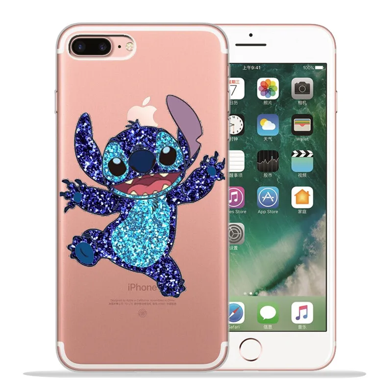1275 Роскошный Стич мультфильм marvel для iPhone X XR XS Max 5 5S SE 6 6S 7 8 Plus чехол для телефона Funda Coque Etui capa Capinha - Цвет: 1275