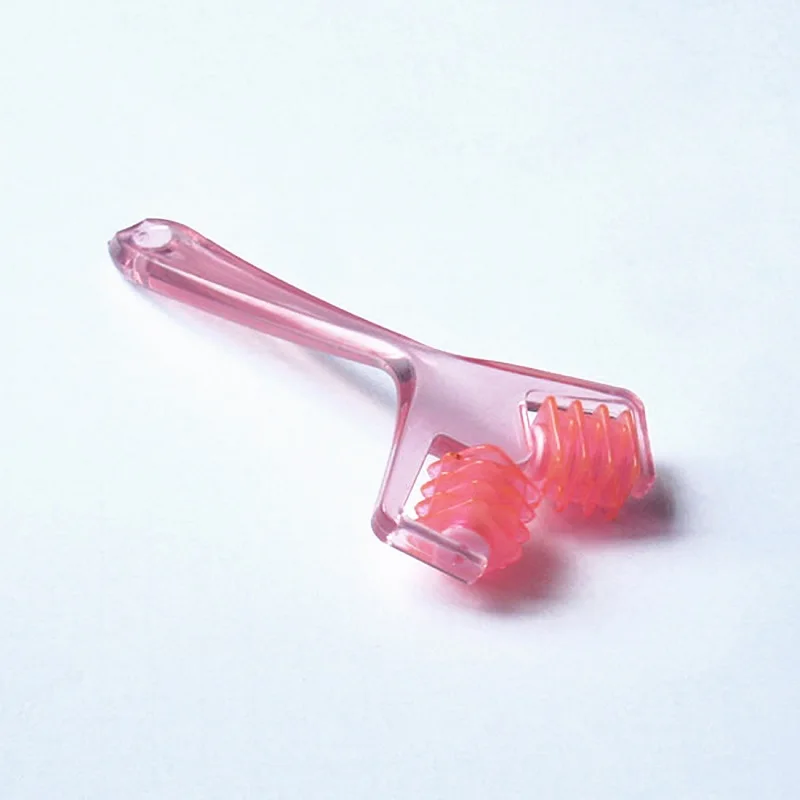 Slimming Chin Massage/Irregular feather wheel design chin massage wheel/ Face Vibration Facial Beauty Roller /Massager Stick