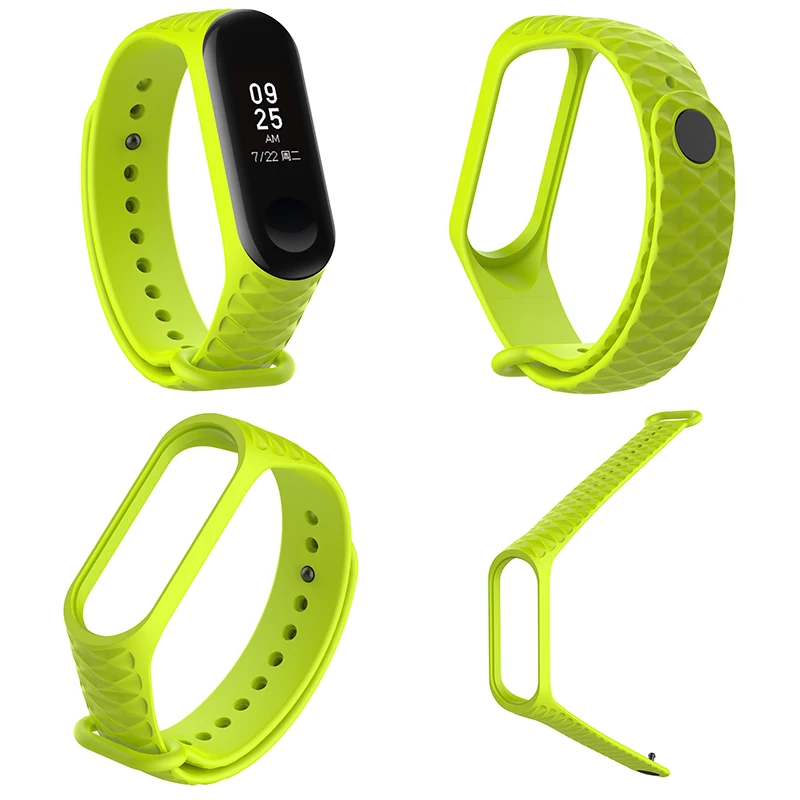 Спортивный Браслет mi Band 3, ремешок на запястье для Xiaomi mi, ремешок 3, силиконовый браслет для Xiaomi mi, ремешок 3 mi band 3, Смарт-часы, браслет
