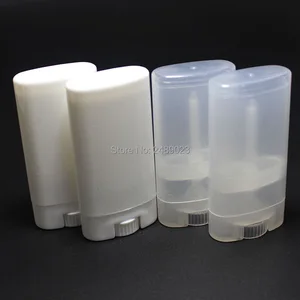 20 шт 15 мл пластиковые пустые портативные DIY Овальные трубки для бальзама для губ контейнеры для дезодорантов прозрачная белая губная помада модные прохладные трубки для губ