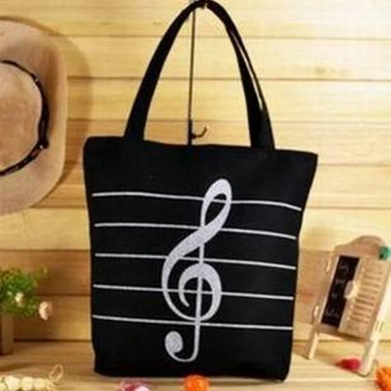 Женские роскошные сумки дизайнерские женские Bolsa Feminina большая заметка портативные холщовые дорожные музыкальные узоры женская сумка-мессенджер