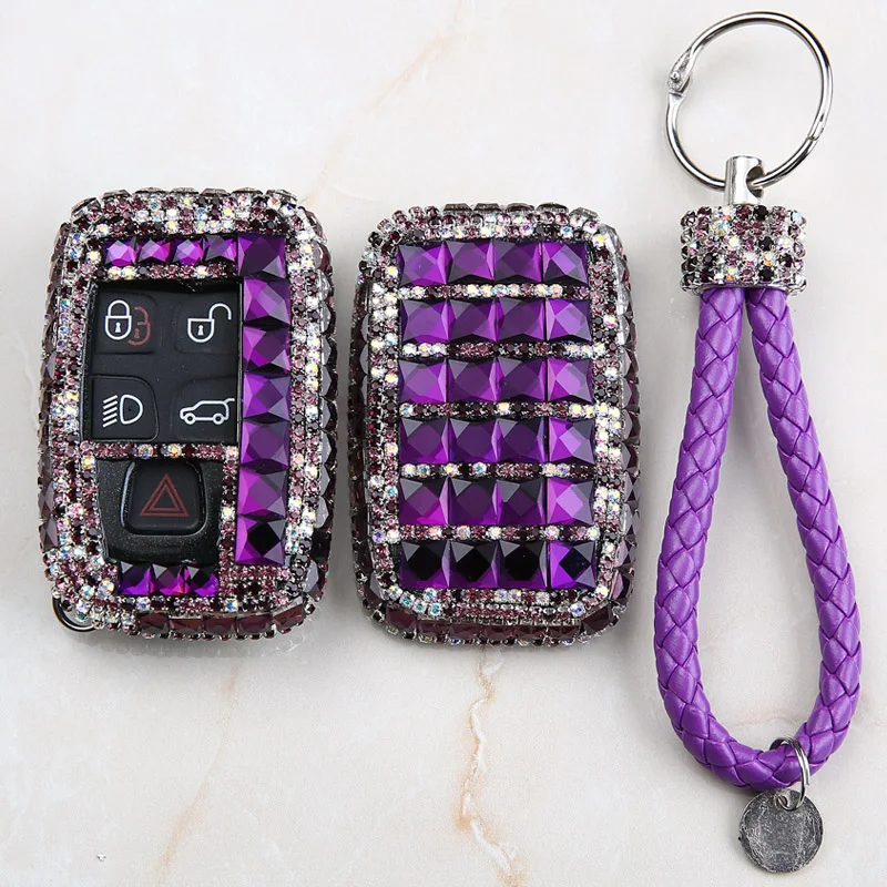 Роскошный Алмазный автомобильный чехол с дистанционным управлением Кристальный