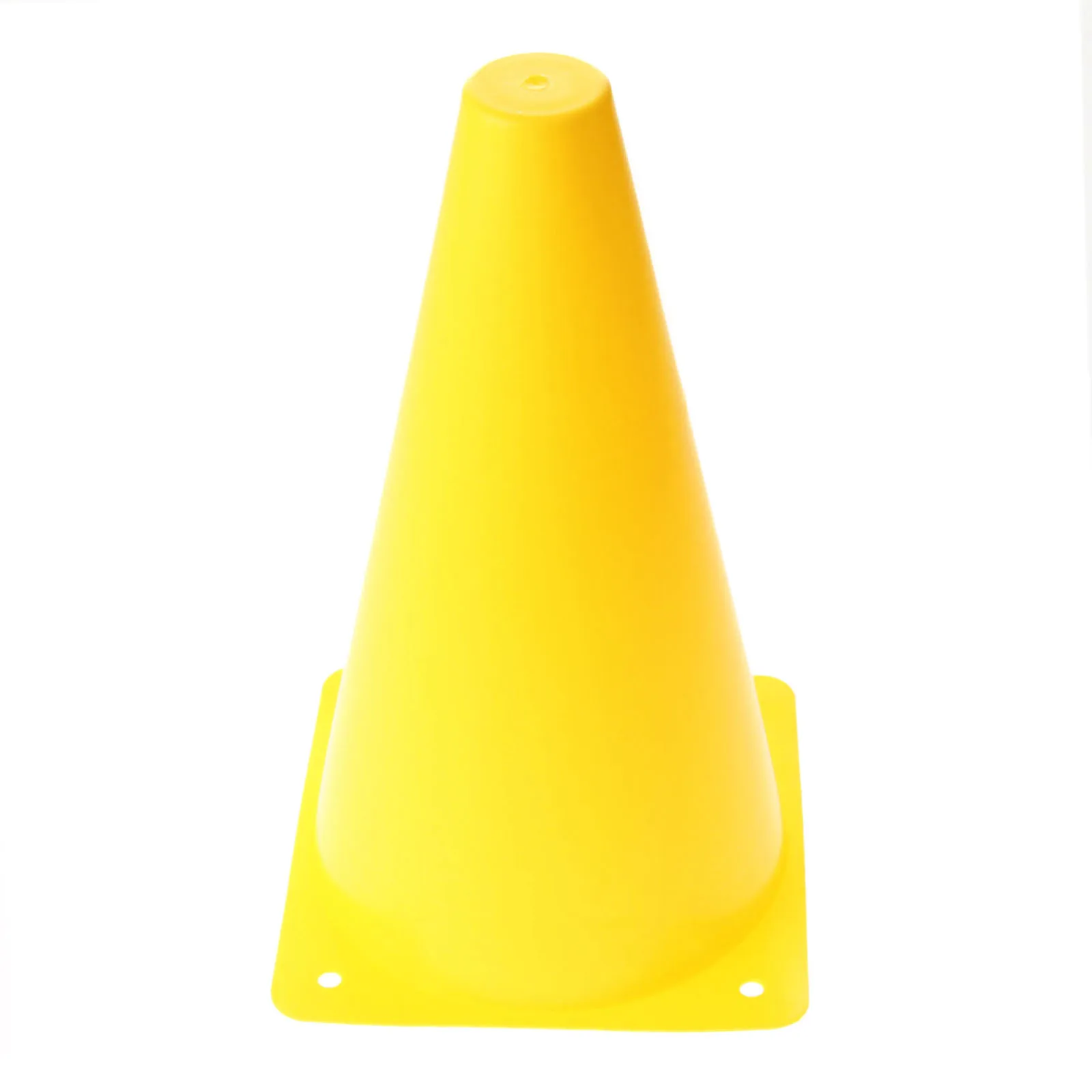 Yellow 1 шт., 9 дюймов, 23 см, пластиковая маркировочная машина для стадиона, Футбольная ловкость, тренировочный конус, маркер, свободный, со слалом Фигурное катание, ворсовая чашка, Футбольная тренировка скорости - Цвет: Yellow