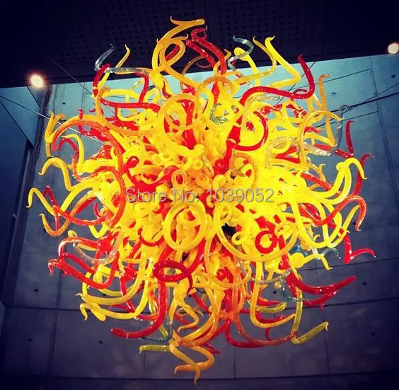 

Free Shipping Round Shape Murano Glass Style Chandelier