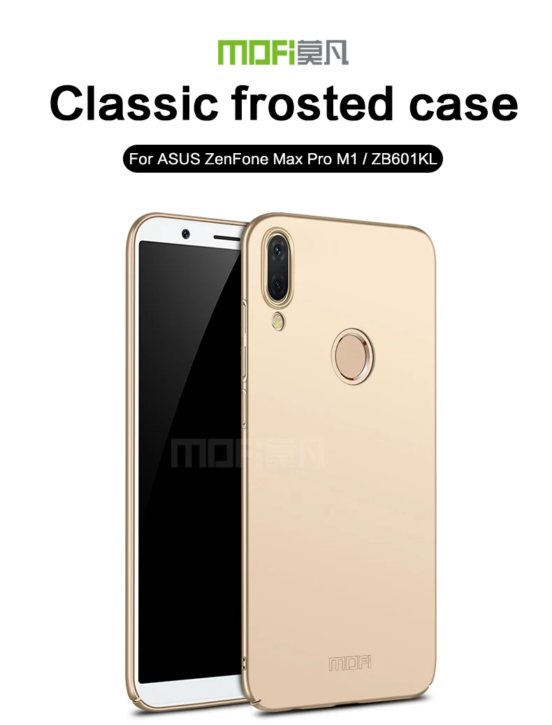Чехол MOFI для Asus Zenfone Max Pro M1 ZB601KL, Жесткий Чехол для Asus Zenfone Max Pro M1 ZB601KL ZB602KL, чехол для телефона
