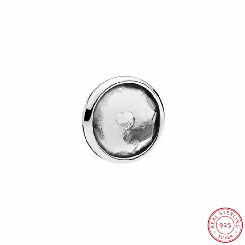 925 Стерлинговое Серебро Апрельские капельки маленькие бусины DIY Fit Pandora плавающий