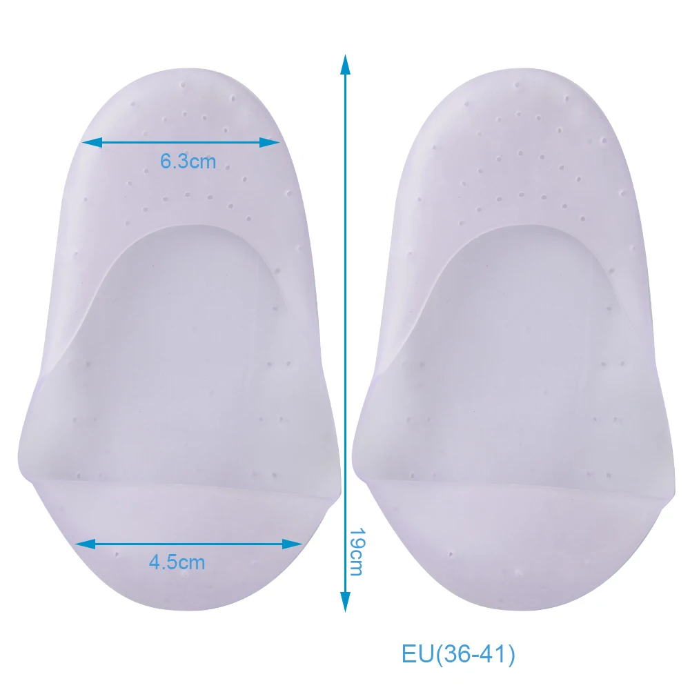 

Elino Soft Silicone Gel Moisturizing SPA Exfoliating Sock Insoles Woman Men Heel Dry Hard Cracked Skin Provide Moisturizer