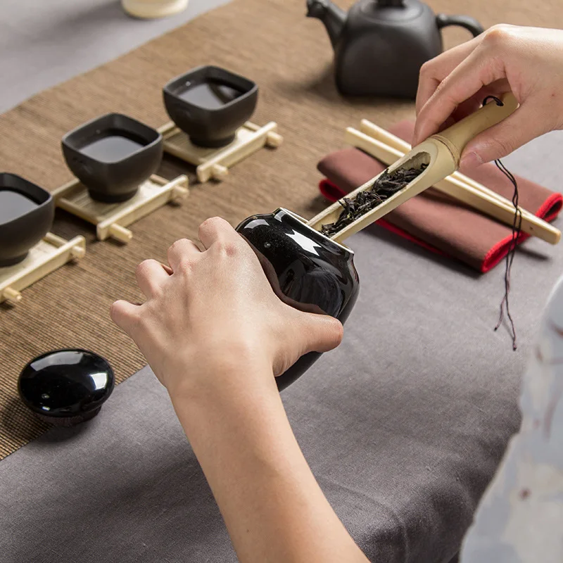 Новая ручная роспись керамики специй чайная банка древняя коробка (чай сахар