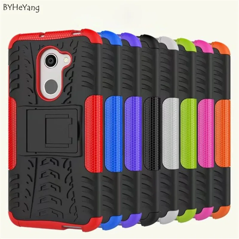 Чехол BYHeYang для Alcatel A3 Жесткий из мягкого силикона A 3 a3 5046 5046Y 5046D с держателем 5 0