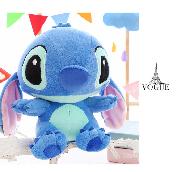 Disney подлинный каваи Ститч плюшевые куклы игрушки Ститч 35 см 45 см 55 см Большой размер Стич плюшевые игрушки для детей подарок на день рождения