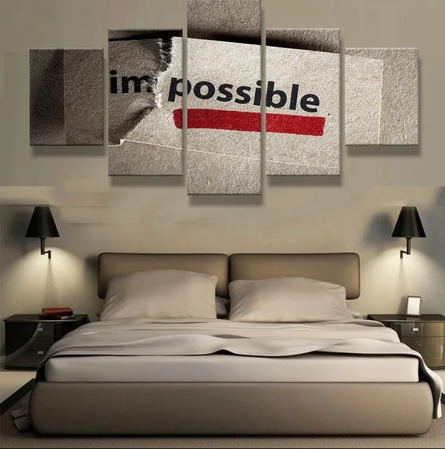 

HD print 5pcs canvas art Inspirational Motivational Quote wall art painting home decor painting living room decor picture PT0770