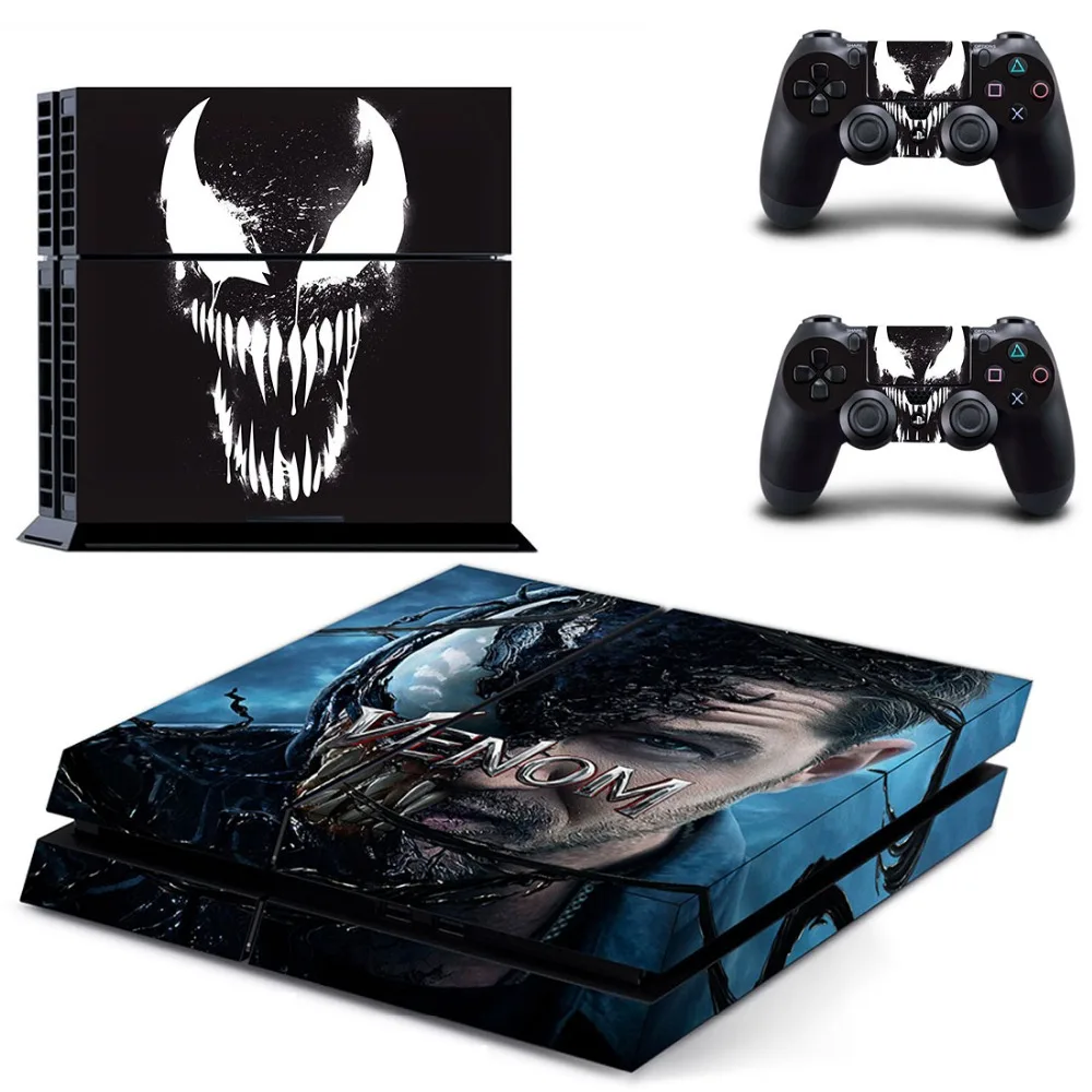 2018 наклейки Venom для PS4 PlayStation 4 консоли контроллера Скины Виниловые кожи защитные