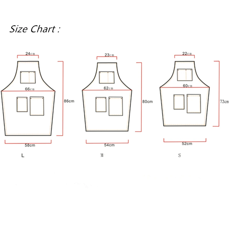 Черный джинсовый фартук из коровьей спилковой кожи на ремешке Парикмахерская