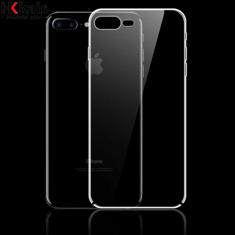 (дары) Для Apple iPhone 6 7 Дело Тонкий Crystal Clear ТПУ Силиконовый Защитный coque для 4 5S 5 SE s