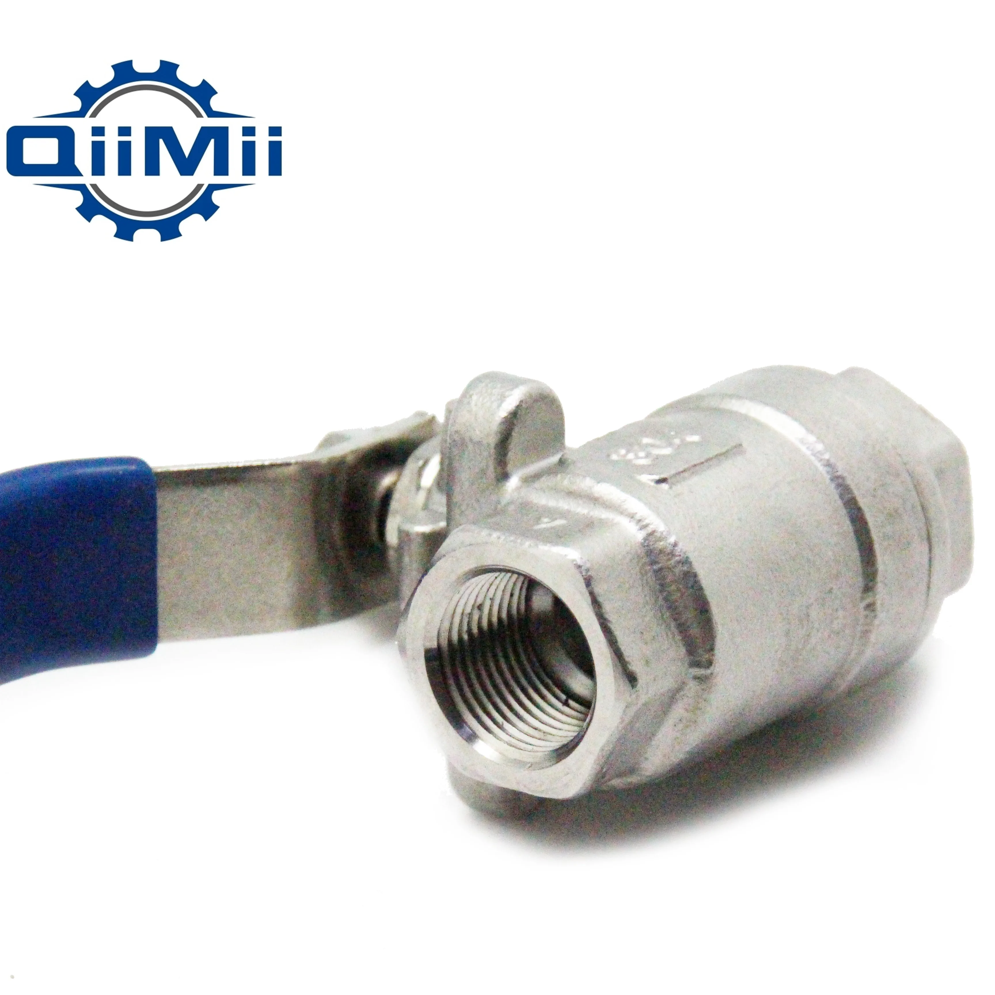 Нержавеющая Сталь BSPT Женская резьба двухкомпонентный шаровой клапан 1000 WOG полный