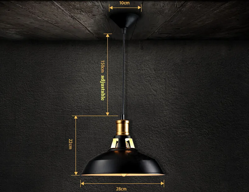 Американская ретро люстра в стиле индастриал оригинальная креативная железная