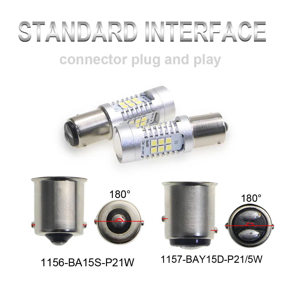 KEIN 2 шт. 1156 led ba15s p21w 1157 bay15d p21/5w 2835 21smd Авто Обратный светильник стоп-сигнал