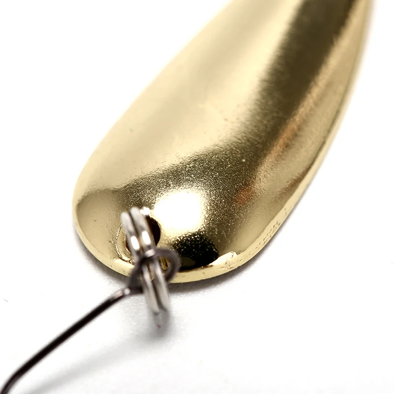 Рыболовная Приманка в виде ложки для живота золотистая/серебристая 1 5 г/2