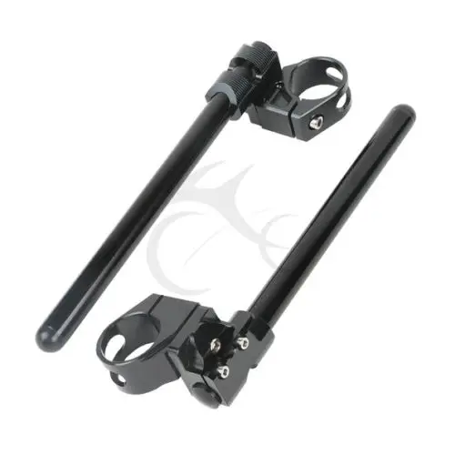 43 мм клип на руле кафе гонщик для Honda CBR600 F4I 2001-2006 CBR1100XX 1999-2004 - Цвет: Черный