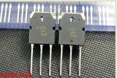 2 пары 2SK1058 K1058 2SJ162 J162 TO-3p 7A 160V дополнительные пары канала N КРЕМНИЯ MOSFET