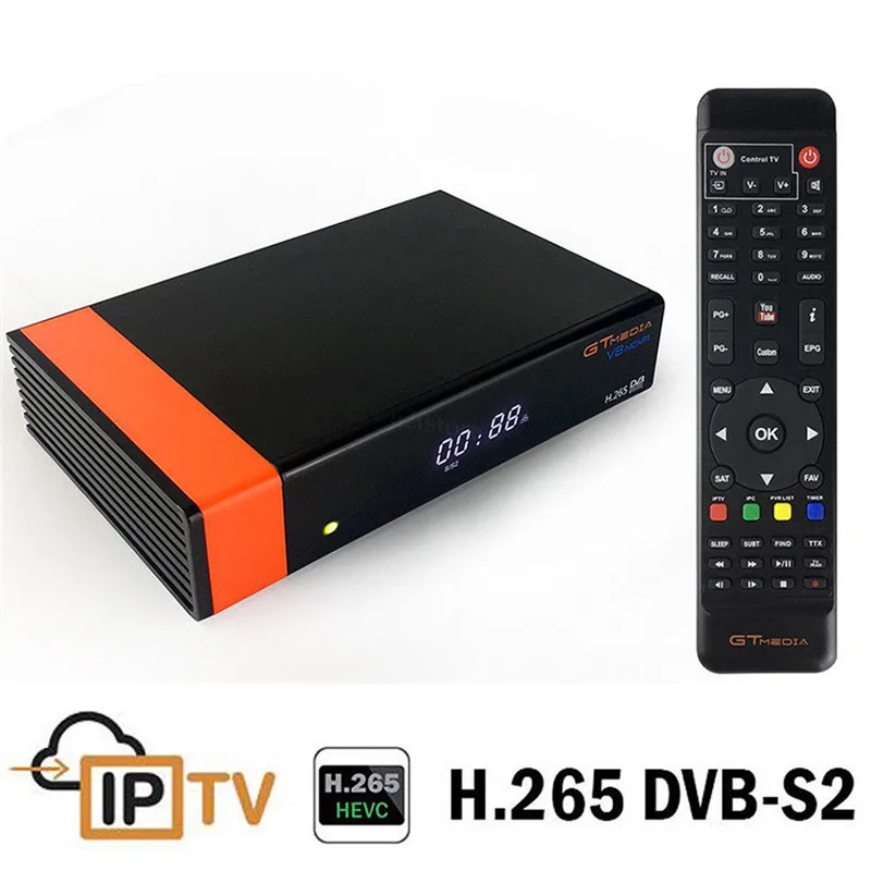 1 Набор Gtmedia V8 Nova HD 1080P DVB S2 декодер встроенный WIFI спутниковый ТВ приемник коробка с